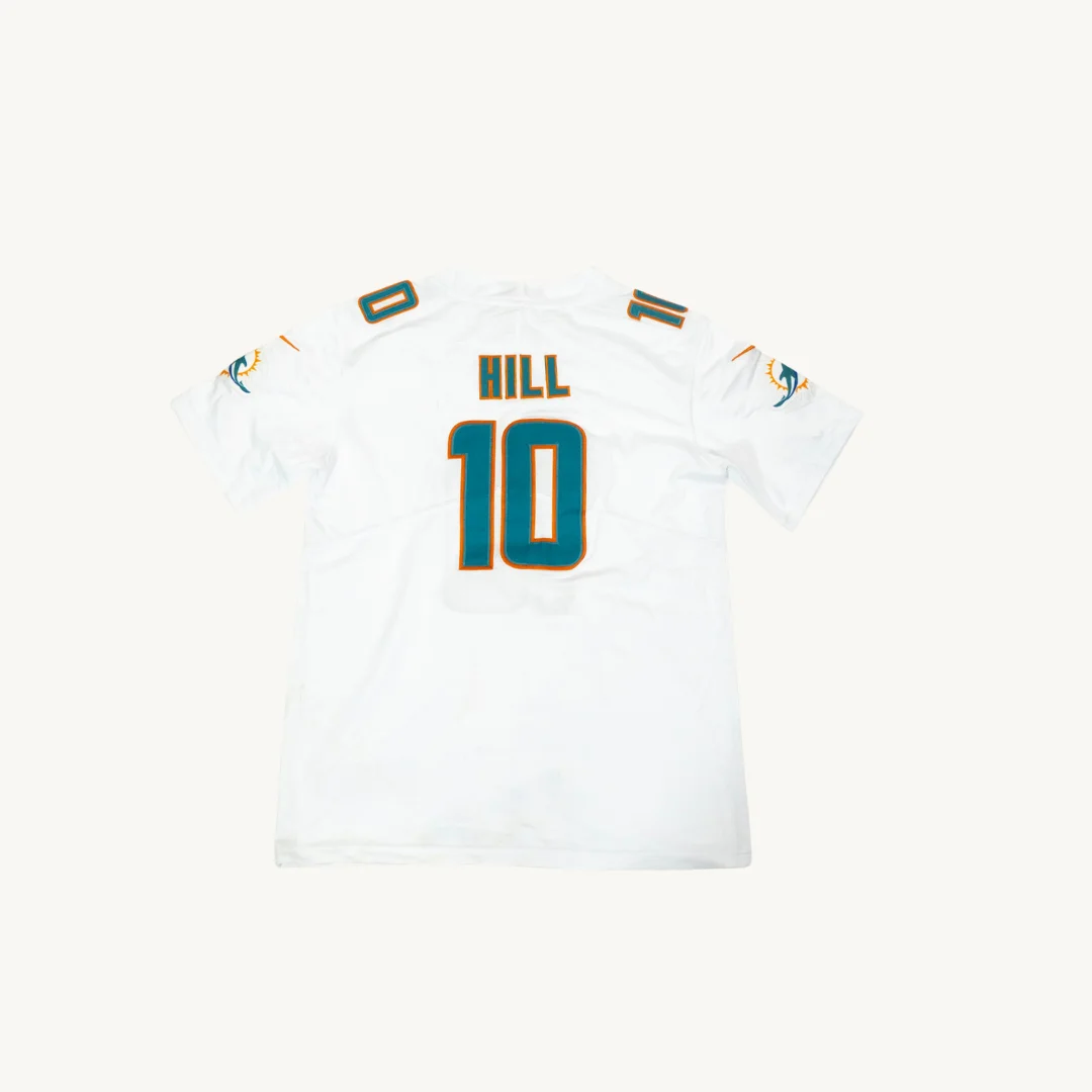 Jersey de Futbol Americano Miami Dolphins Tyreek Hill 10 Nike Blanco — foto 2