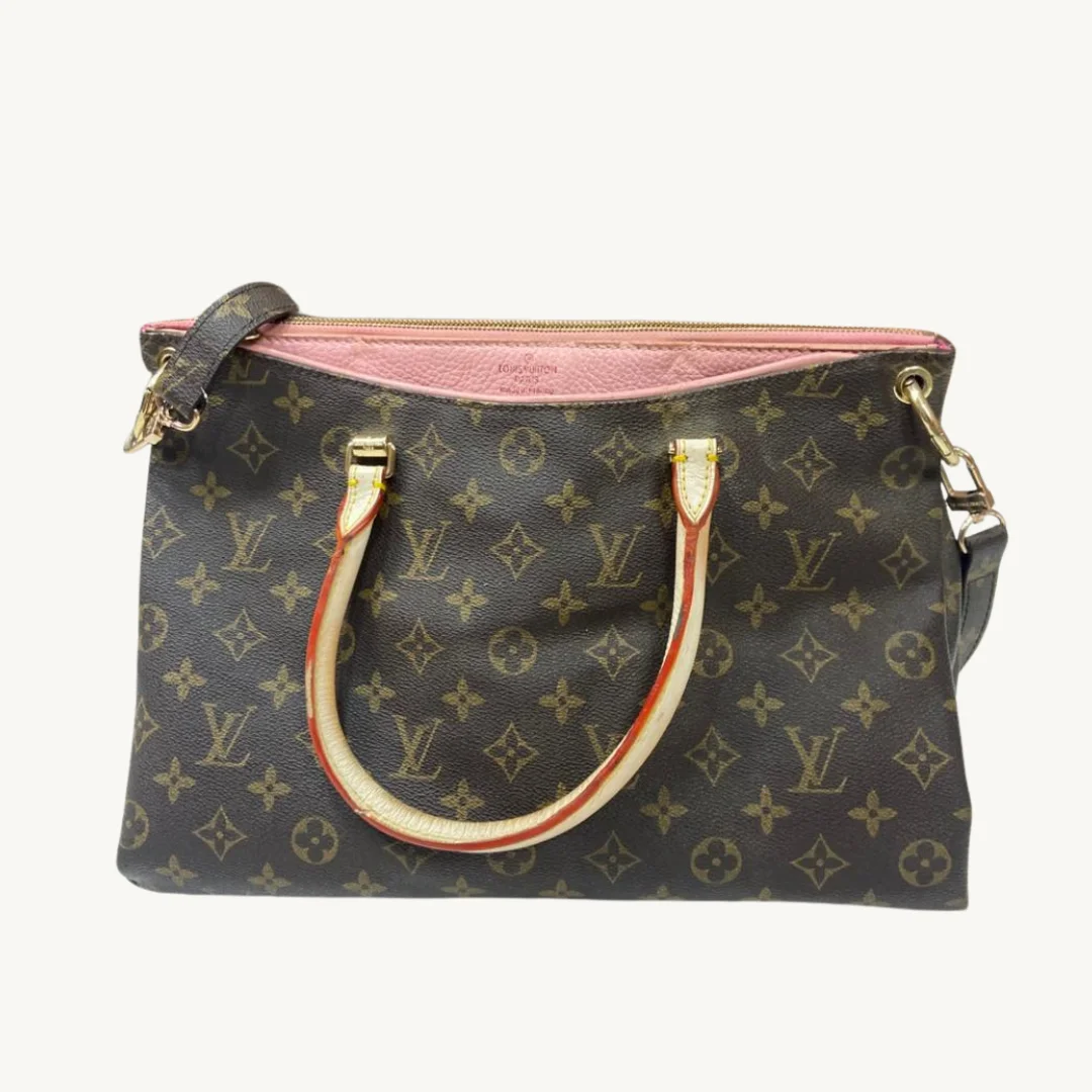 Louis Vuitton Pallas Shopper Monogram Rose Ballerine