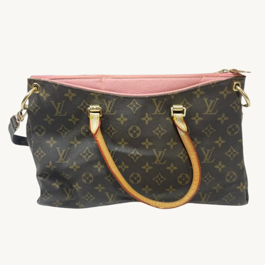 Louis Vuitton Pallas Shopper Monogram Rose Ballerine