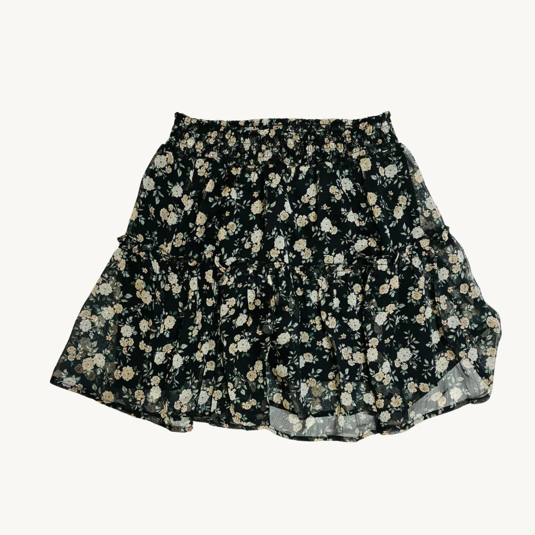Mini Falda CKH - Flores en Contraste
