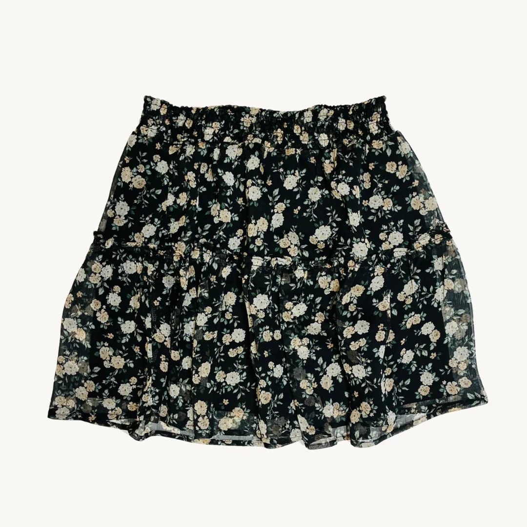 Mini Falda CKH - Flores en Contraste