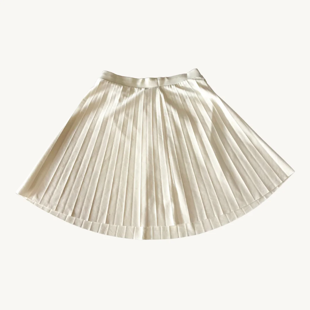 Mini Falda H&M - Blanco Off-White