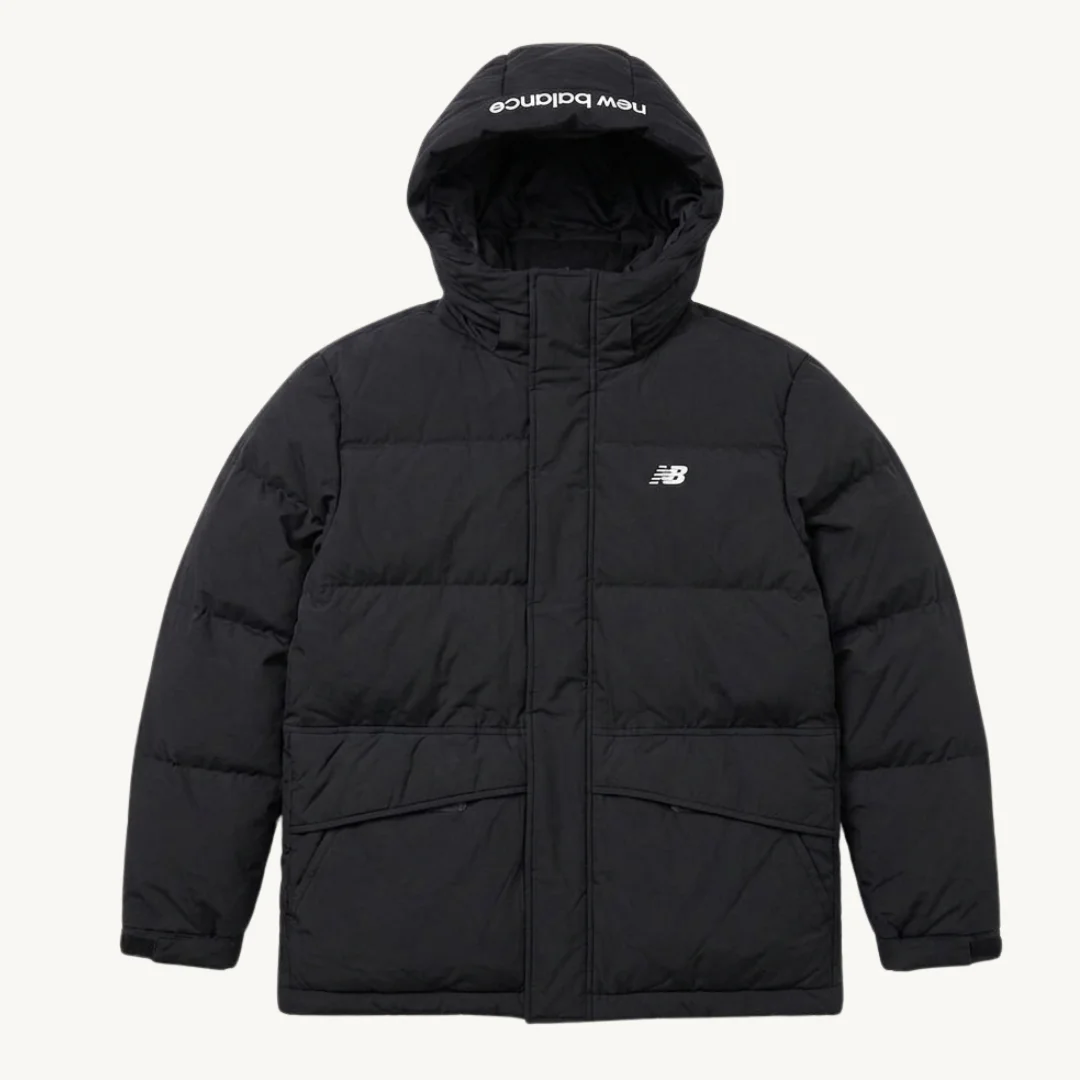 Parka New Balance con Capucha Negra