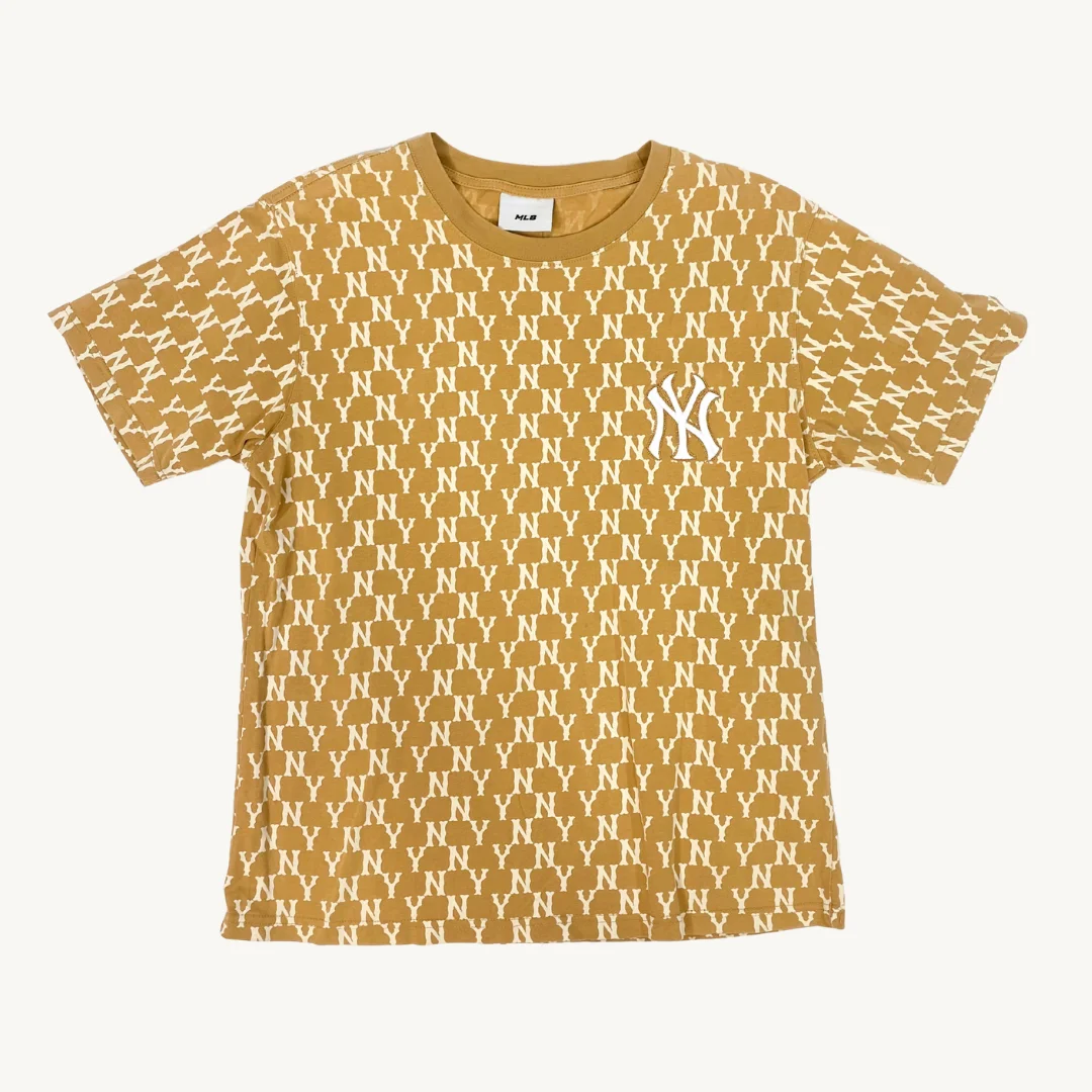 Polera MLB Mostaza Monogram NY Yankees
