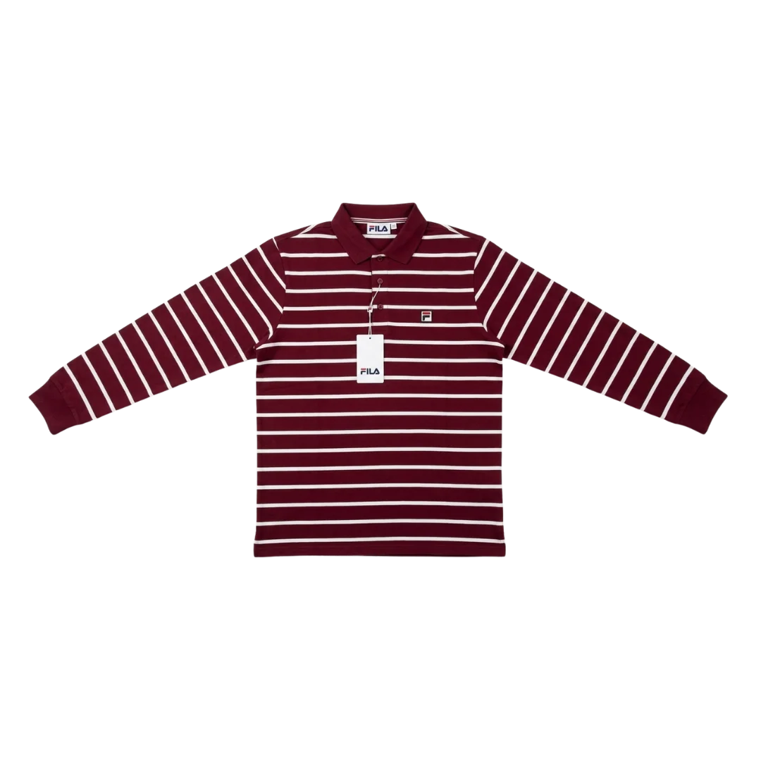 Polera Polo de Manga Larga Fila