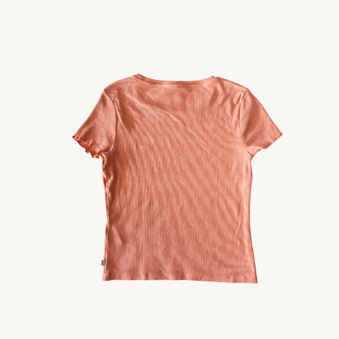 Polera Rib QS - Tono Durazno Pastel