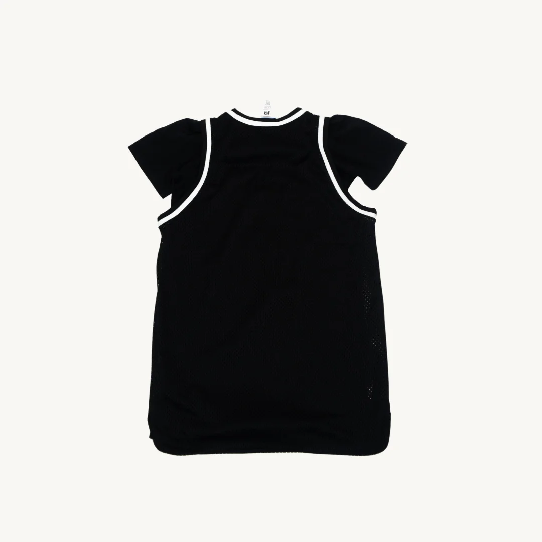 Polera Vestido Dos en Uno Champion Mesh Negro de Mujer — foto 2