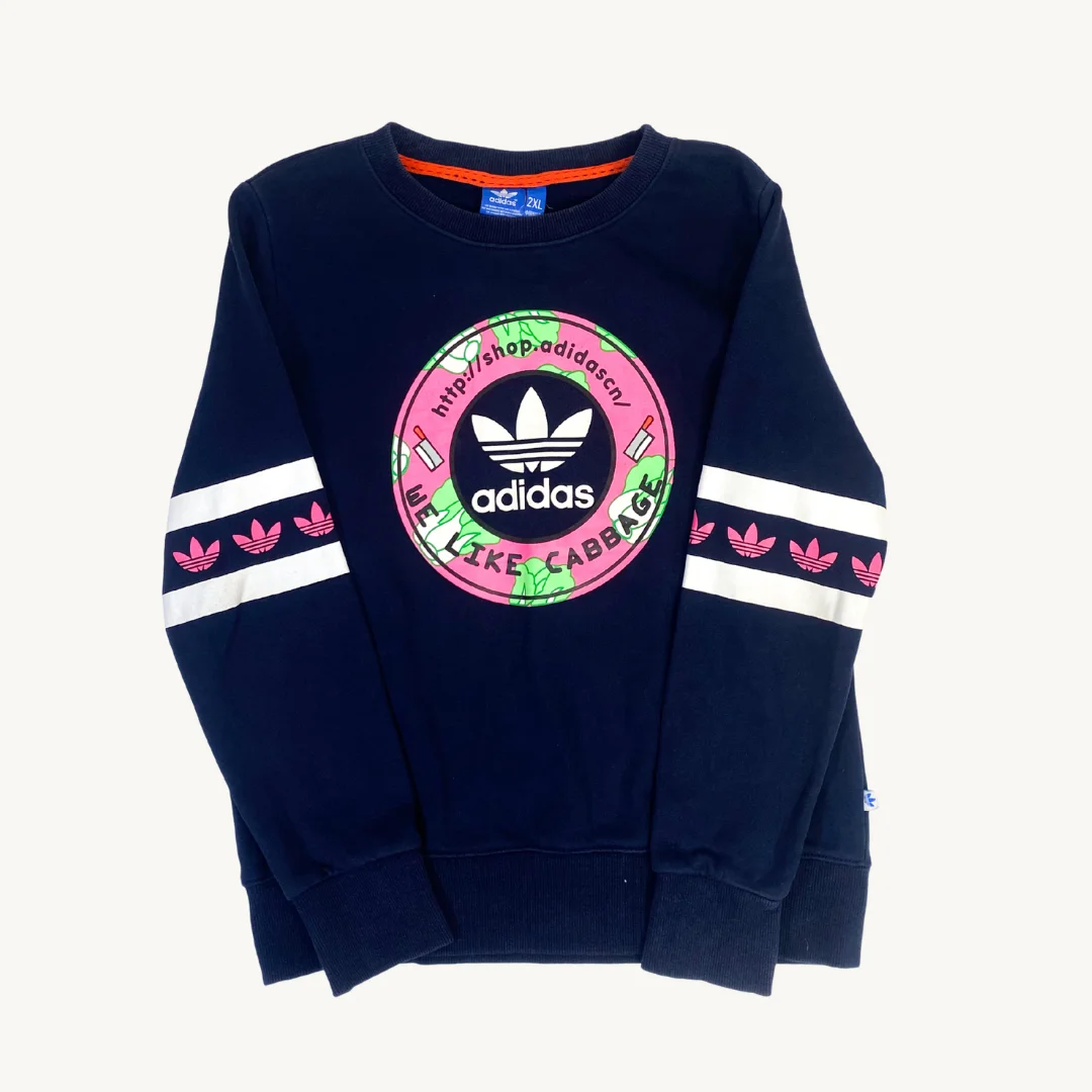 Poleron Adidas con Rosado