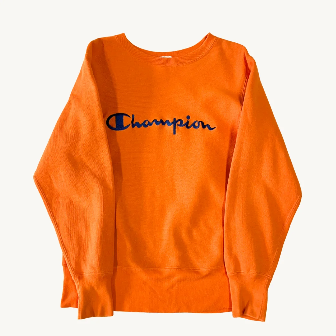Polerón Champion Reverse Weave Crewneck Naranjo