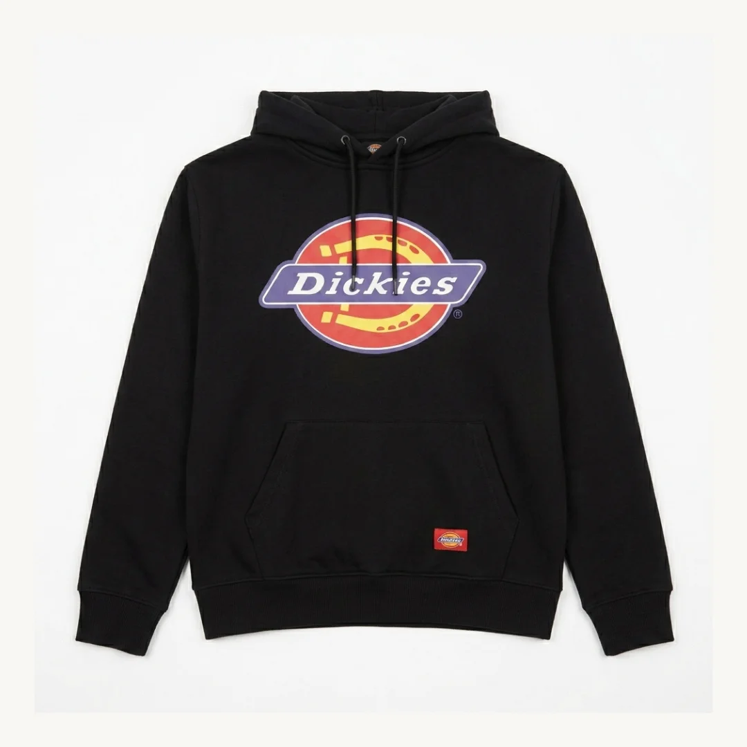 Poleron con Capucha Dickies Clásica Negra