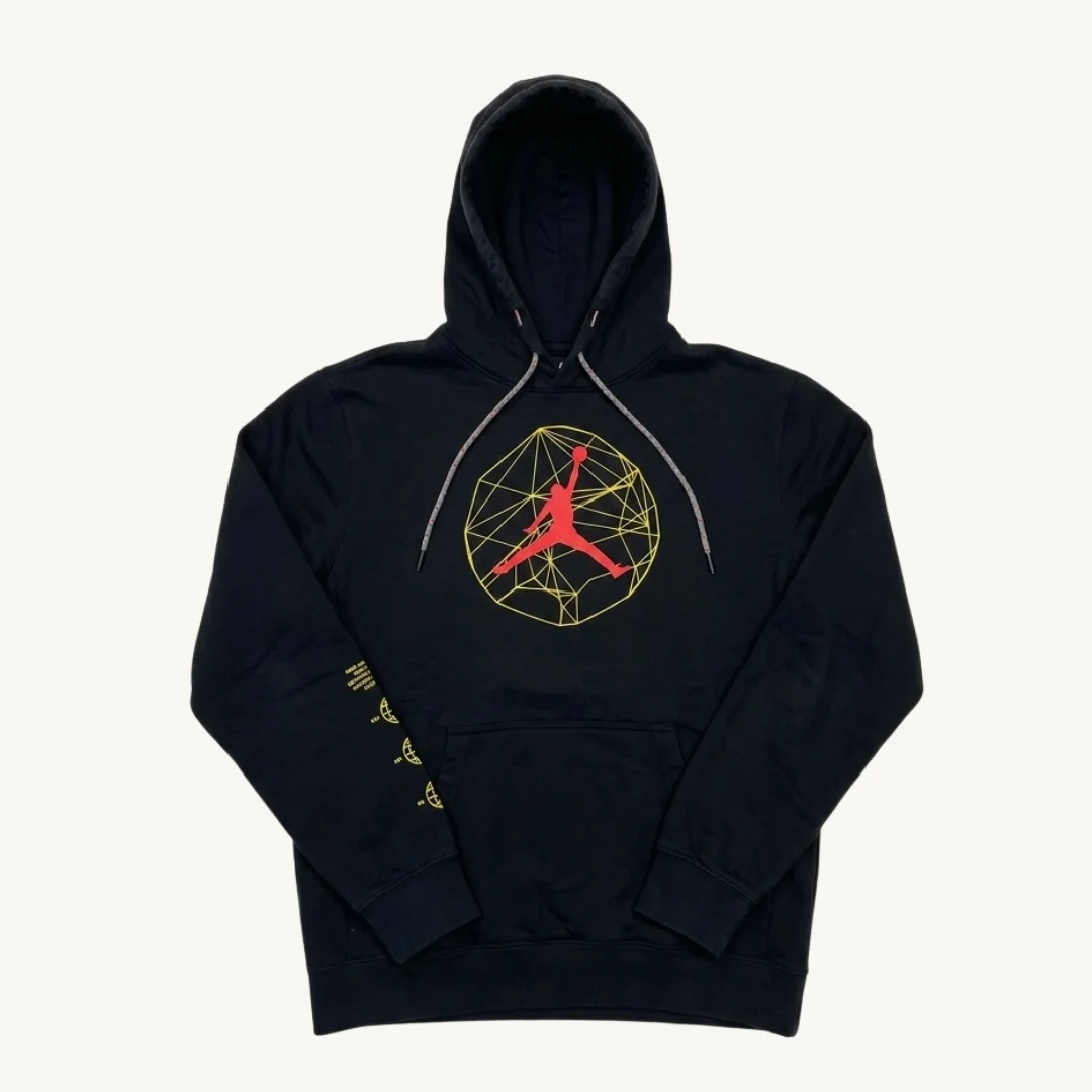 Poleron con Capucha Jordan Dri-FIT Sport Graphic - Negro