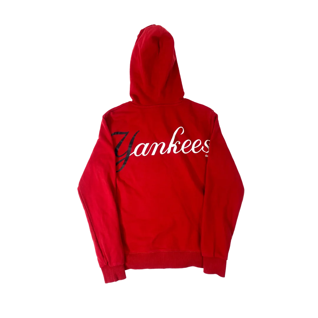 Poleron MLB Logo Script Espalda Roja