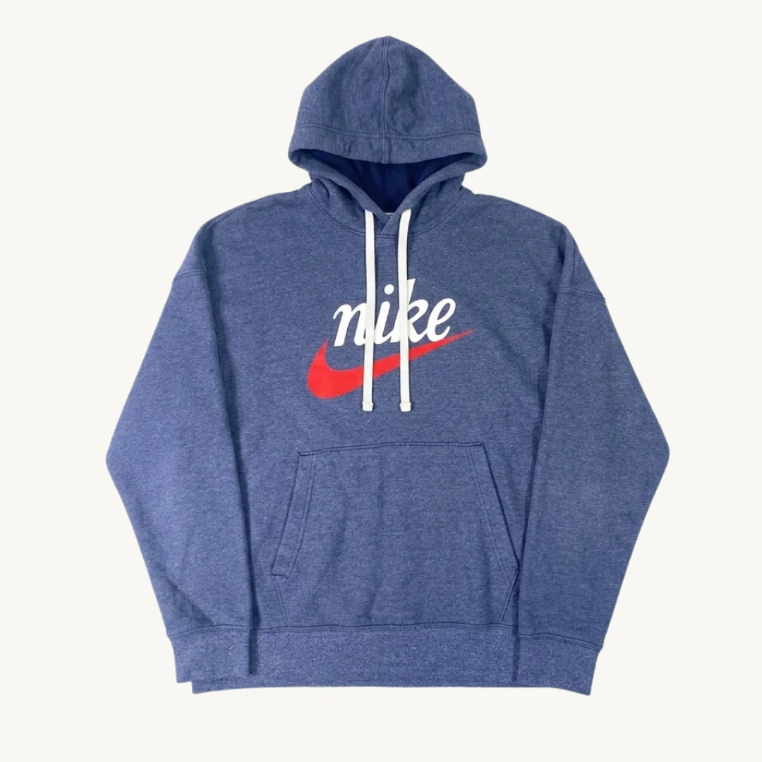 Poleron con Capucha Nike Vintage Logo Azul