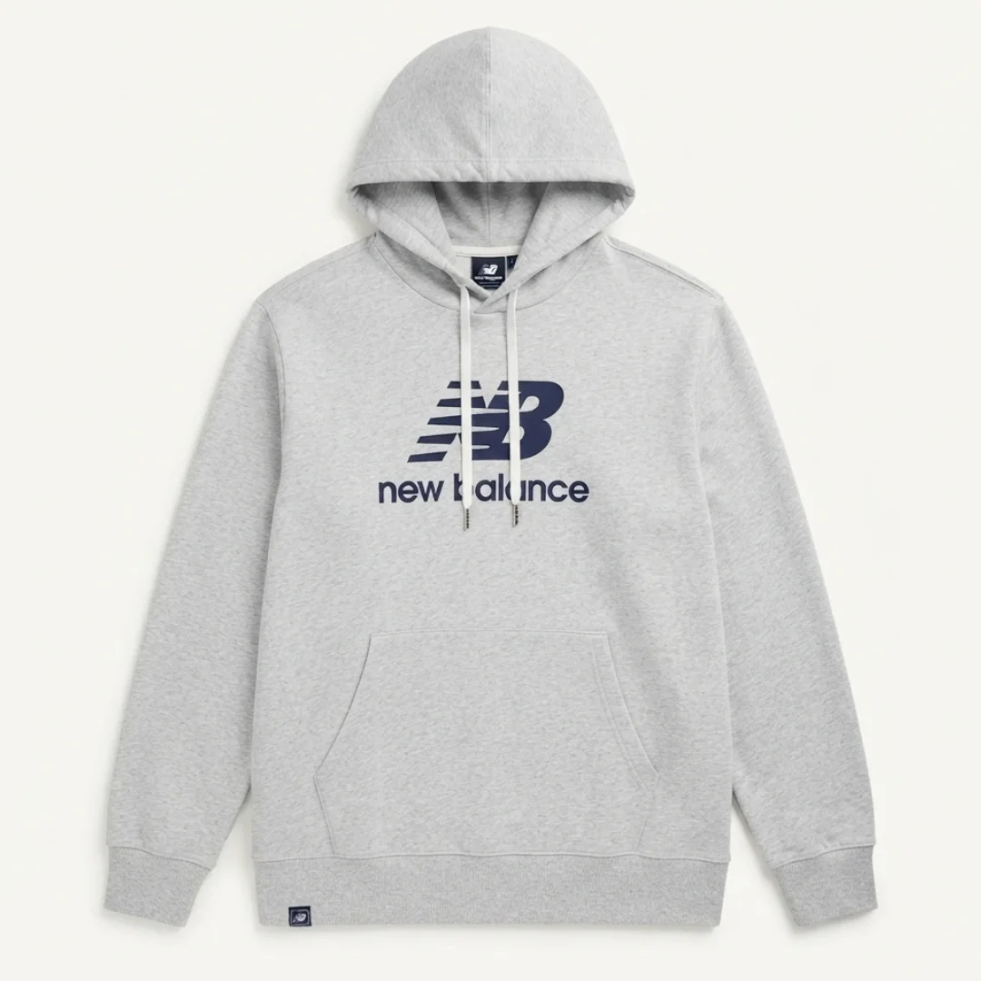 Poleron Gris New Balance