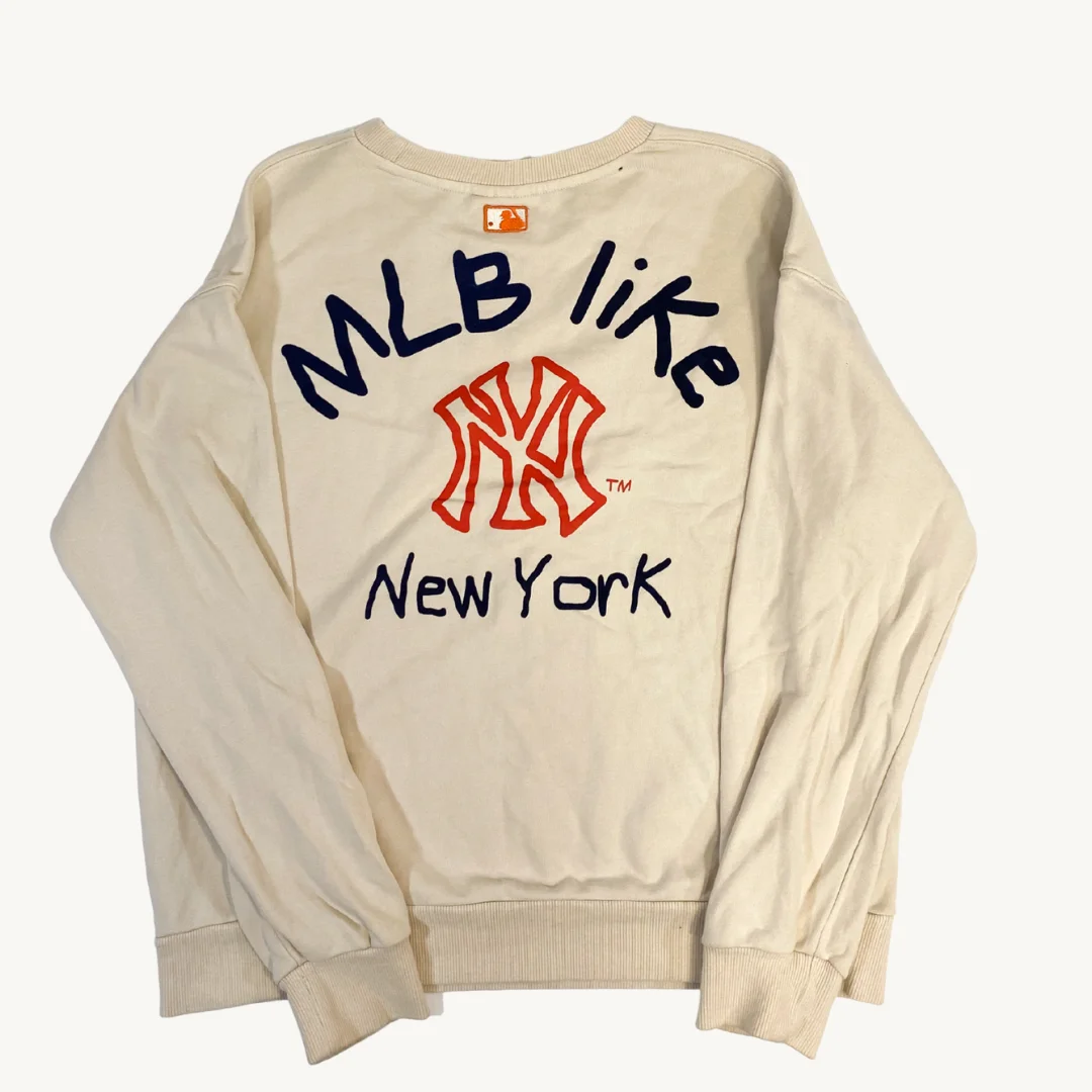 Poleron MLB crema