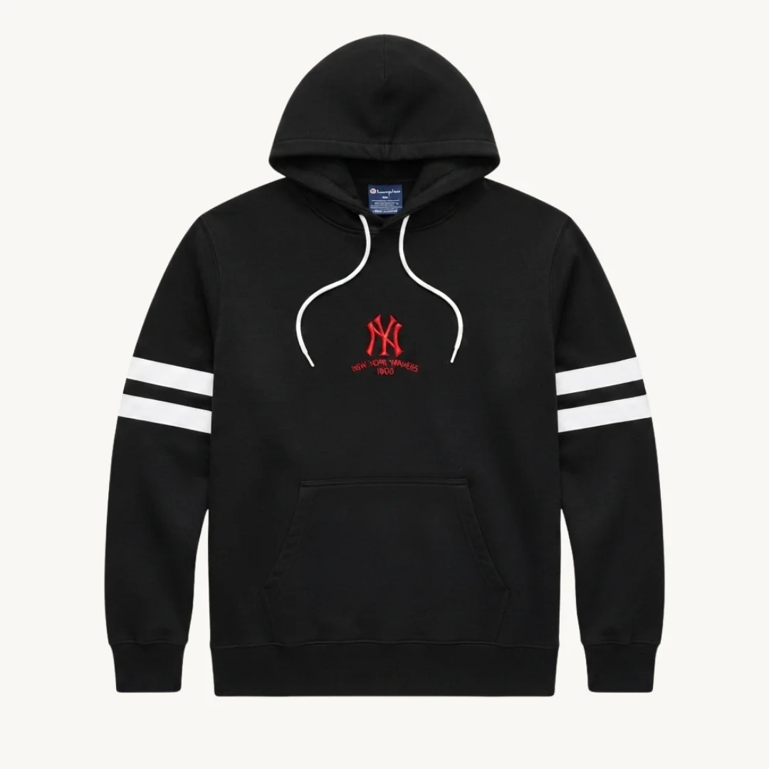 Poleron MLB logo rojo en el centro