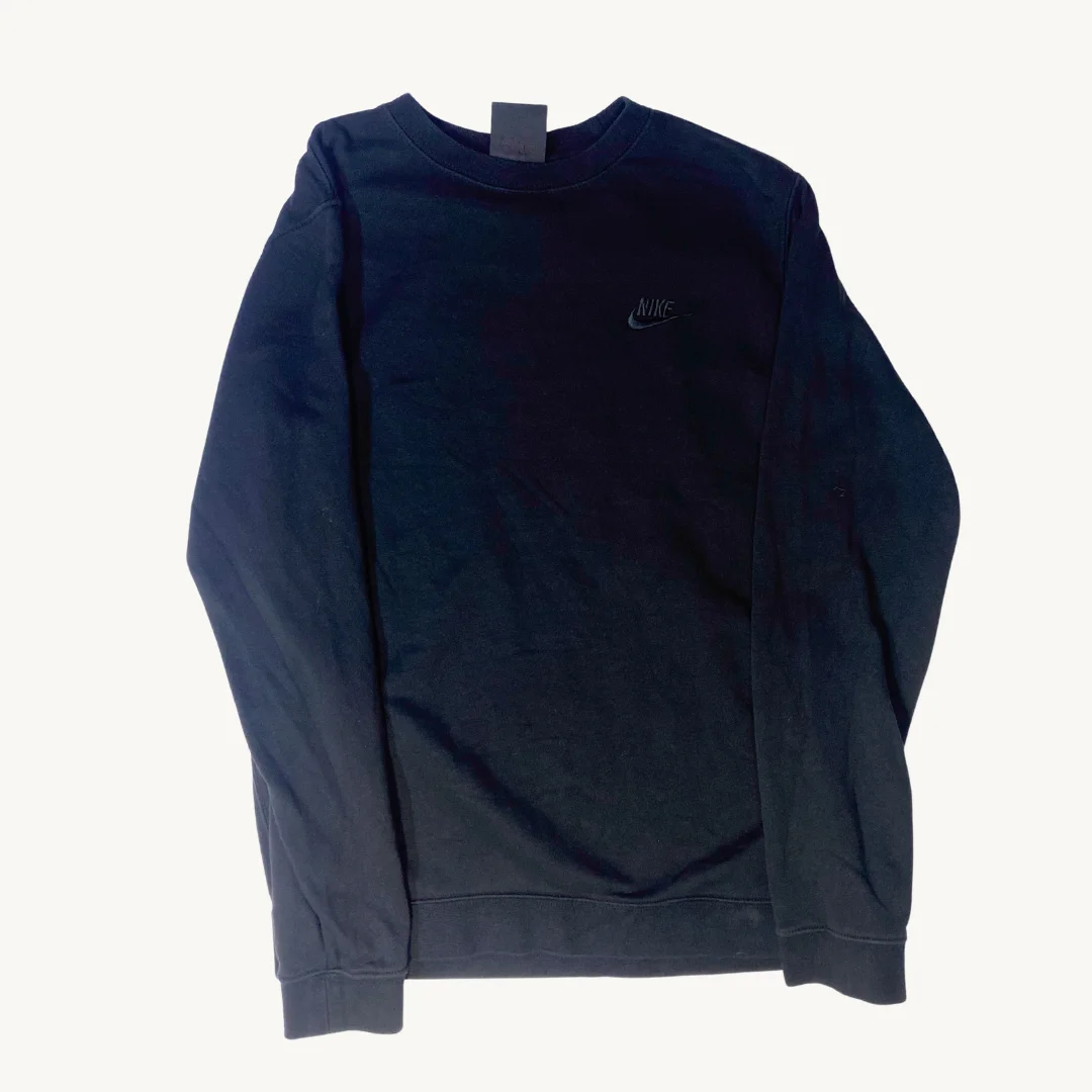 Poleron Nike Cuello Redondo Total Black