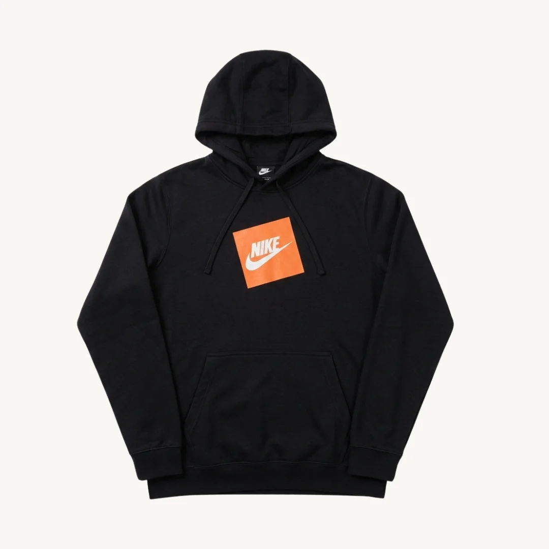 POLERON NIKE LOGO NARANJO