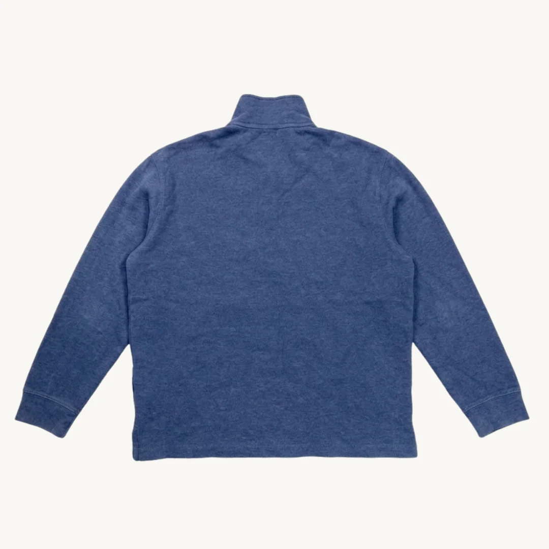 Poleron Polo Ralph Lauren Half-Zip Fleece - Celeste Oscuro
