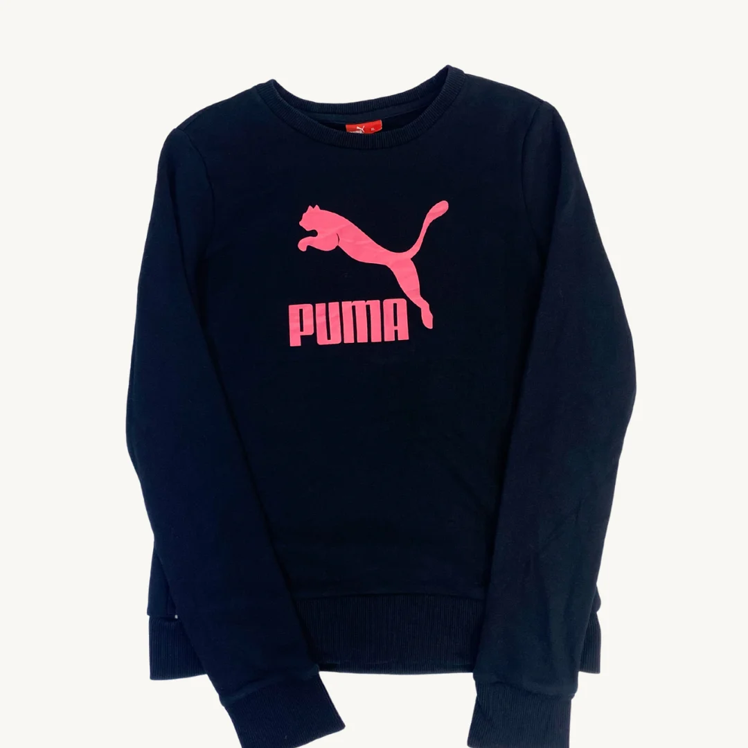 Poleron Puma logo Rosado