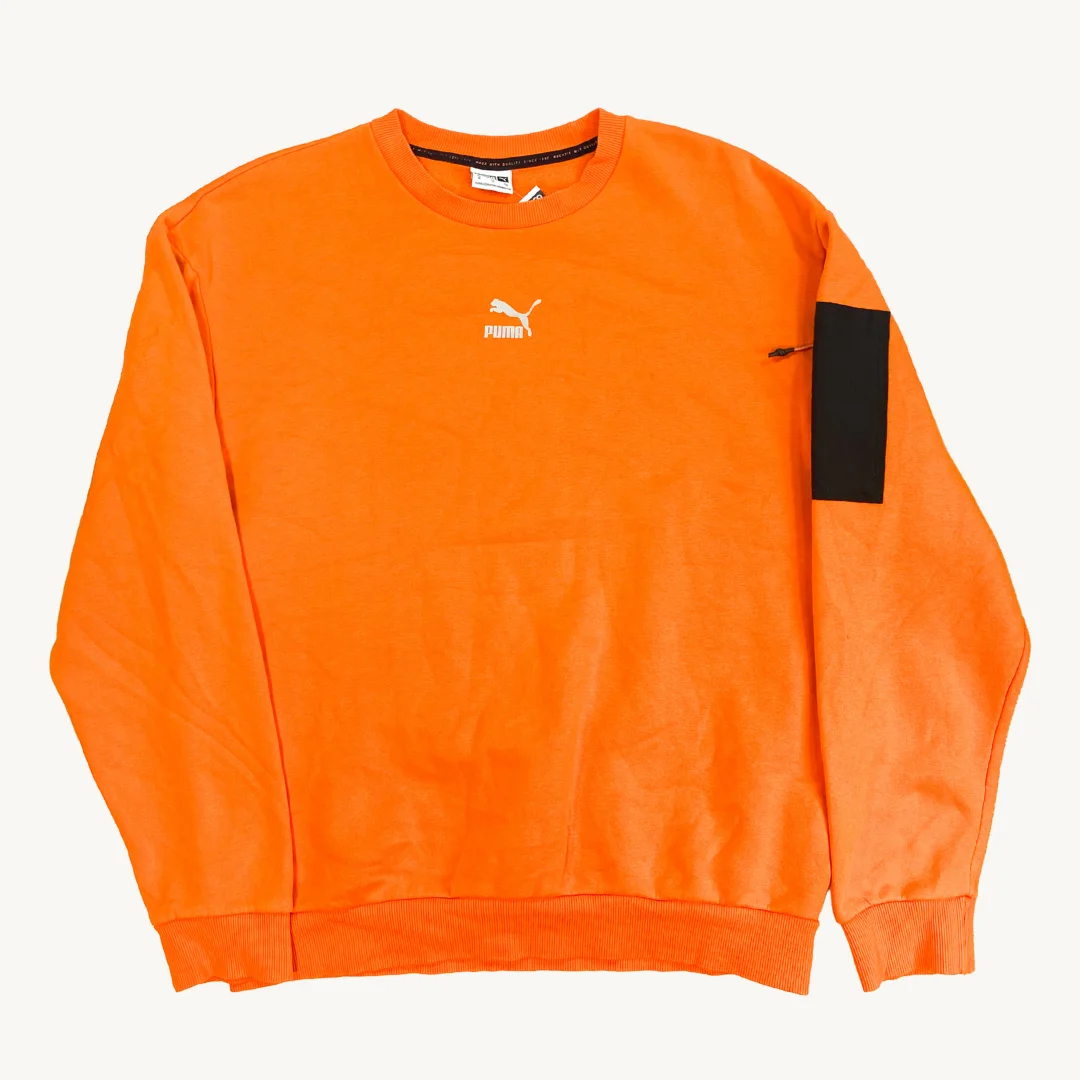 Poleron Puma naranjo