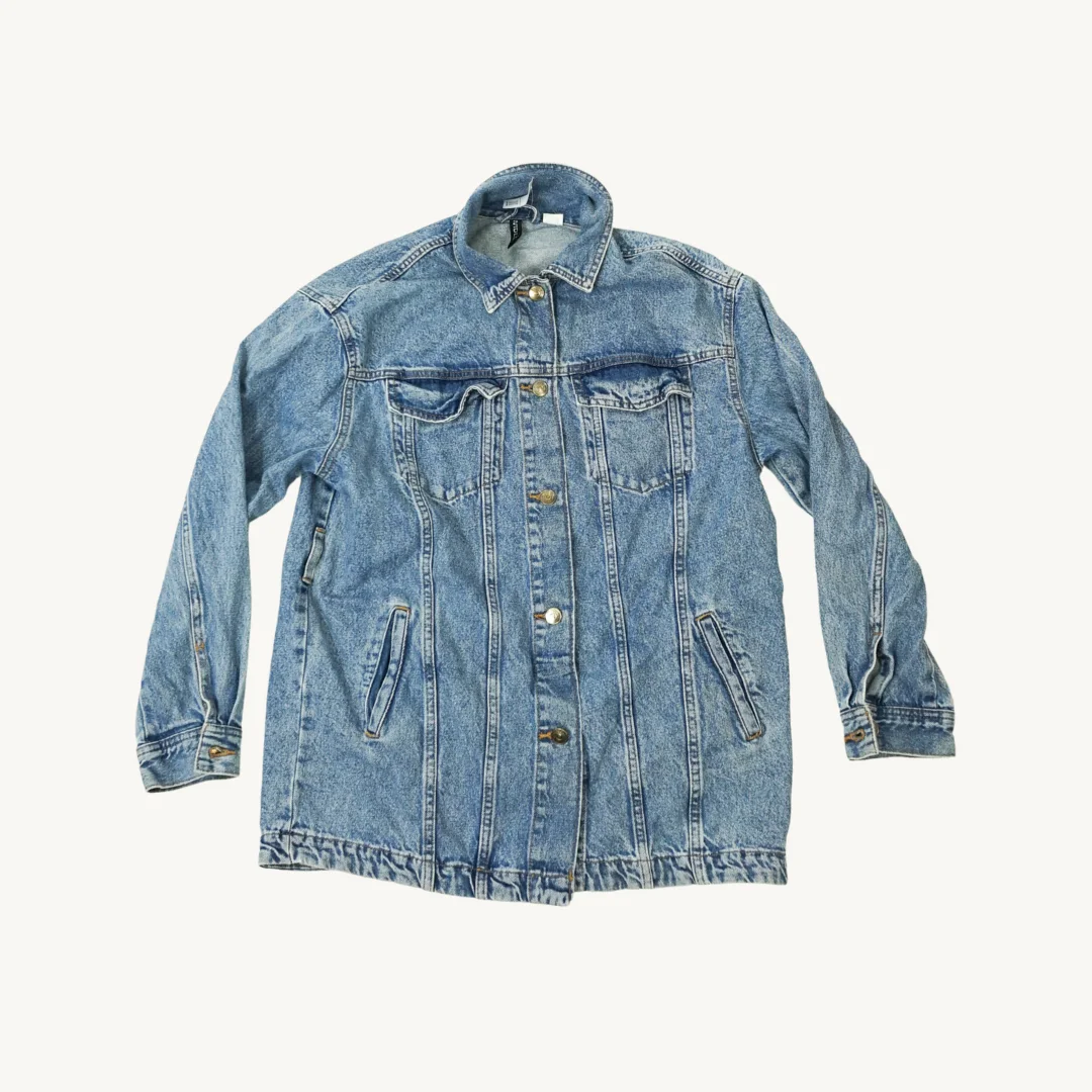 Chaqueta de Mezclilla H&M Divided Azul Claro