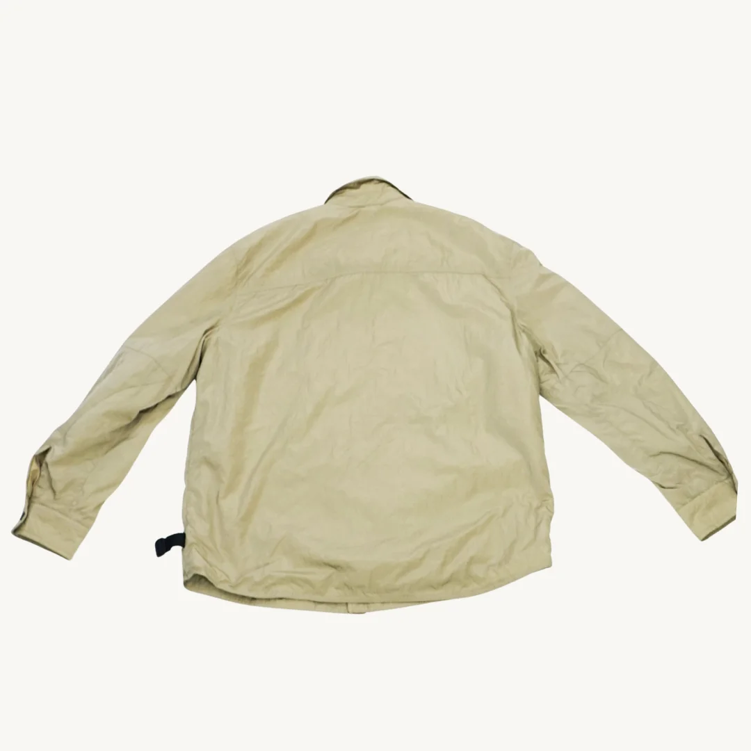 Chaqueta Sobrecamisa H&M Beige Caqui Liviana — foto 2