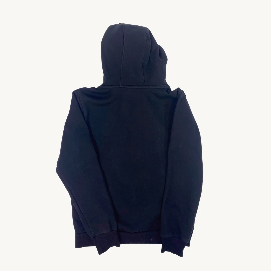 Poleron con Capucha Fila Milano Negra Logo Grande