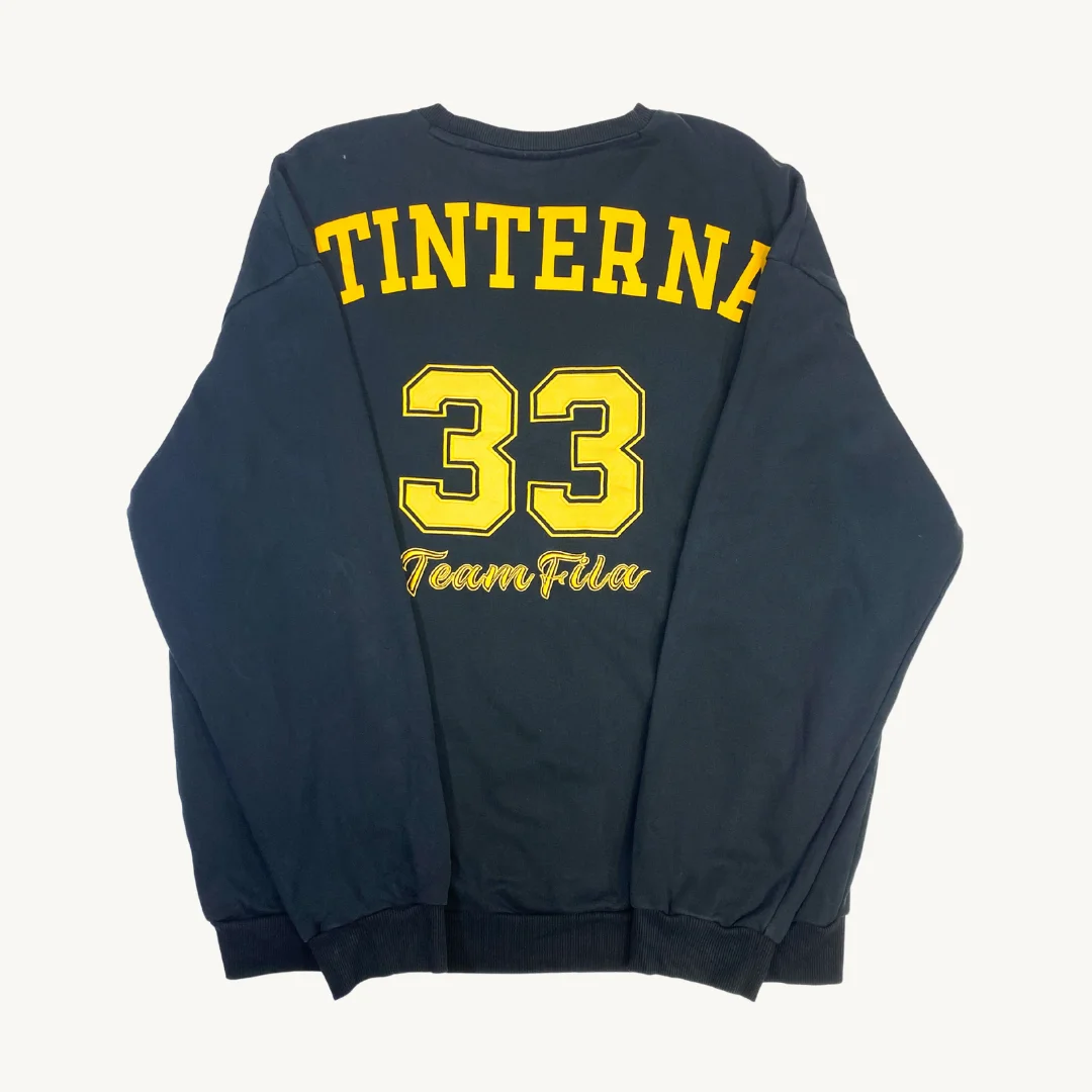 Poleron Fila Vintage Style Team – Retro College Crewneck