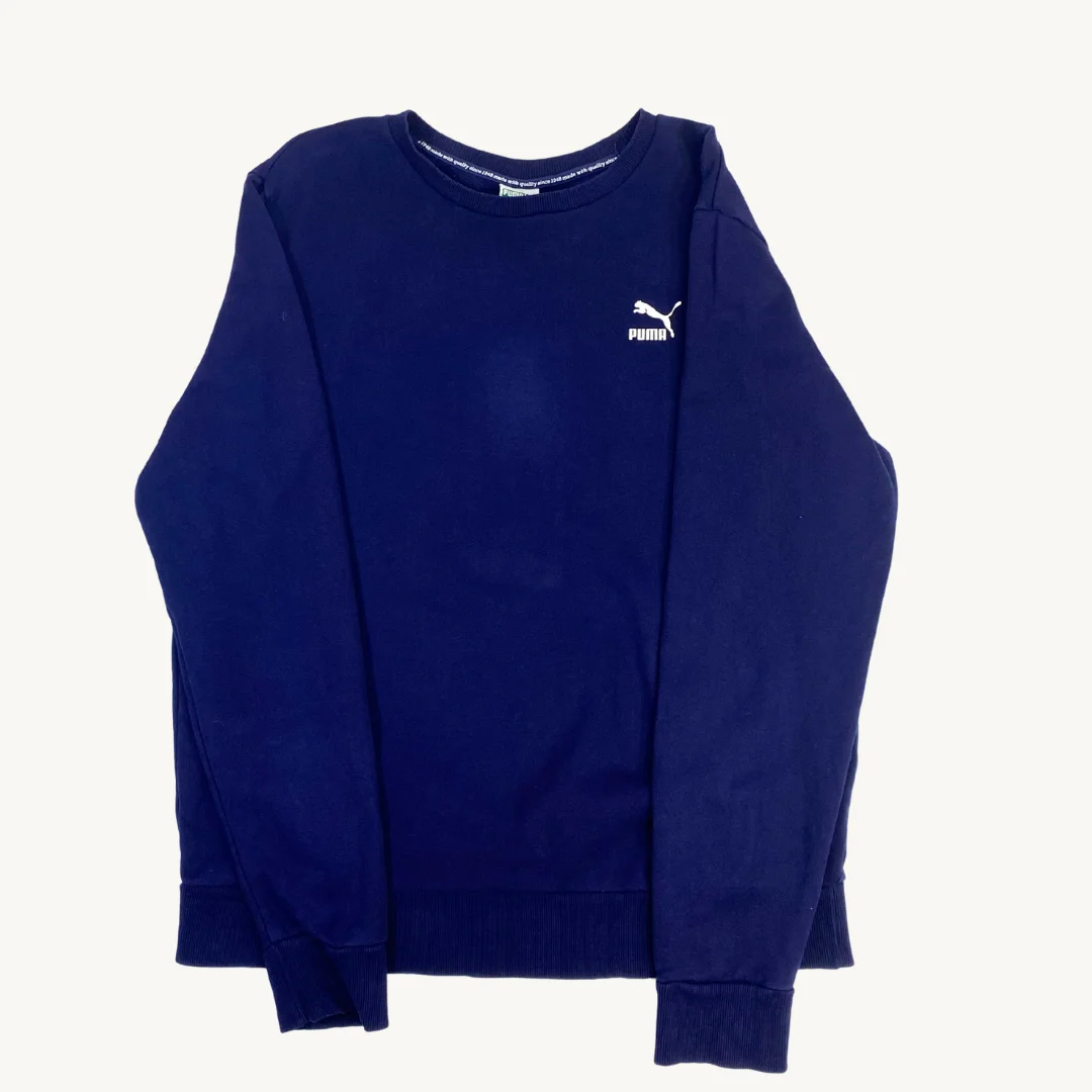 Poleron PUMA Esencial de Cuello Redondo - Clásico Minimalista