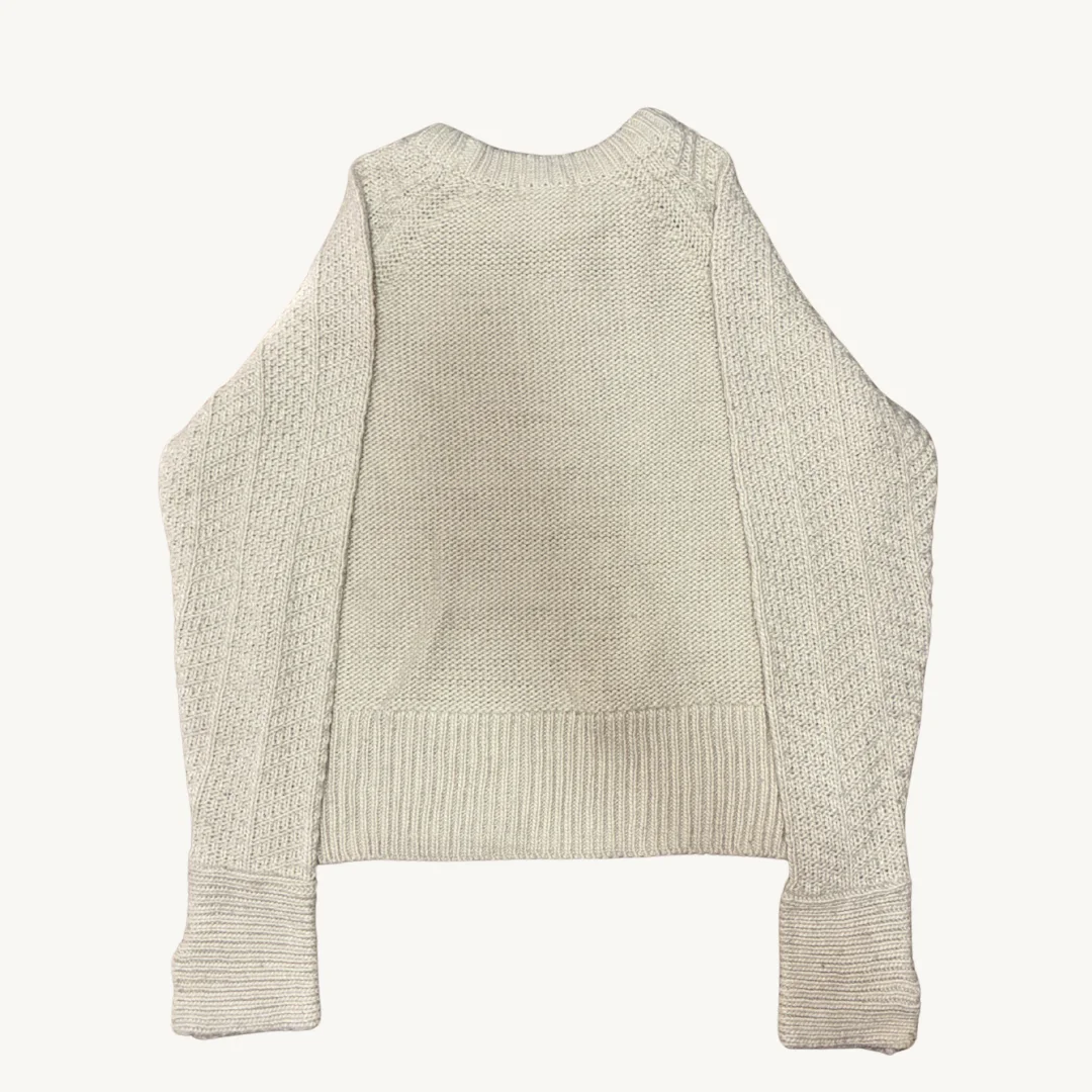 Suéter H&M de Punto Trenzado - Gris Clásico
