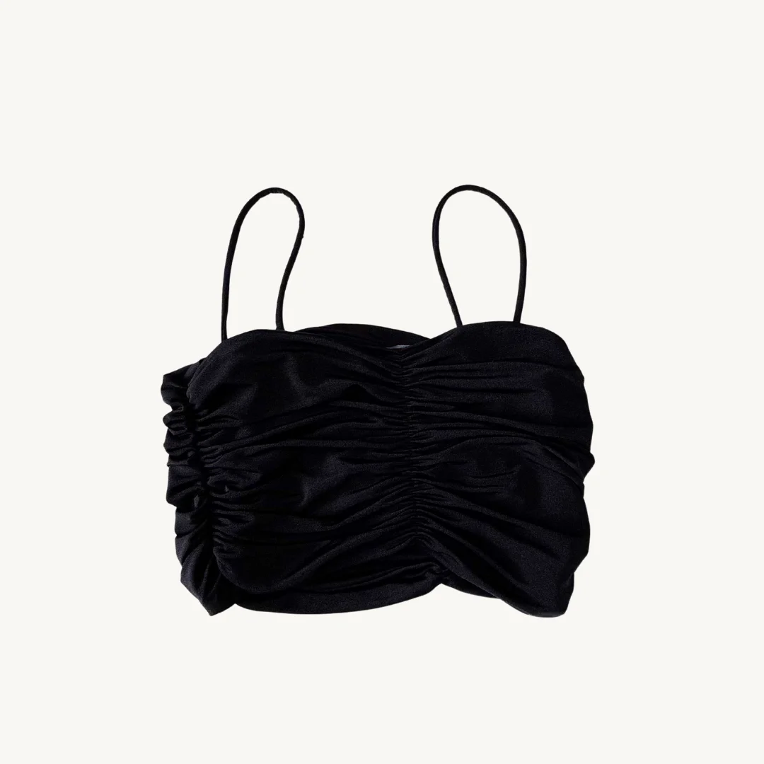 Top Crop Amisu - Diseño Drapeado